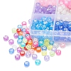 600Pcs 12 Colors Transparent Acrylic Beads TACR-YW0001-34-6