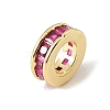 Brass Micro Pave Cubic Zirconia European Beads CU-CBA389D-05G-02-2