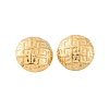 Ion Plating(IP) 304 Stainless Steel Stud Earrings for Women EJEW-P279-38G-1