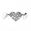 Vintage Alloy Sweater Clips JEWB-WH0009-89AS-1