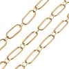 304 Stainless Steel Oval Link Chains CHS-K018-33G-2
