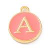 Golden Plated Alloy Enamel Charms ENAM-Q437-11A-1
