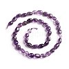 Natural Amethyst Beads Strands X-G-D0002-B33-2