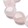 Natural Rose Quartz Beads Strands G-H005-C17-02-4