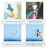 Gorgecraft Waterproof PVC Colored Laser Stained Window Film Adhesive Stickers DIY-WH0256-048-3