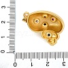 Brass Micro Pave Cubic Zirconia Pendants KK-K339-11G-02-3