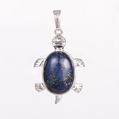 Tortoise Gemstone Pendants G-D648-M-RS-1