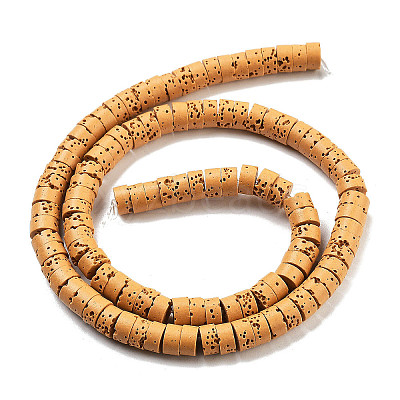 Natural Lava Rock Dyed Beads Strands G-K375-G10-01-1