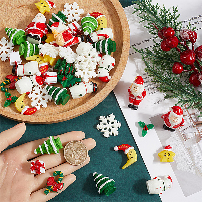 Christmas Resin Sculpture Ornaments RESI-SC0005-90B-1