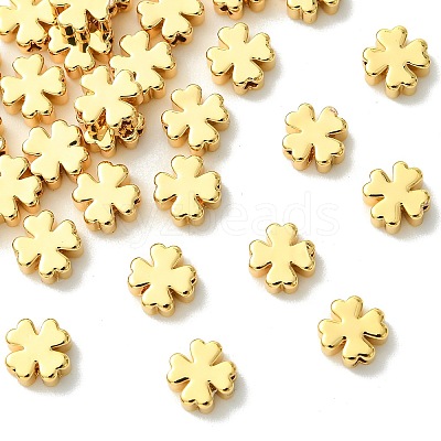 SHEGRACE Brass Clover Beads XGRPCU938-302G-1