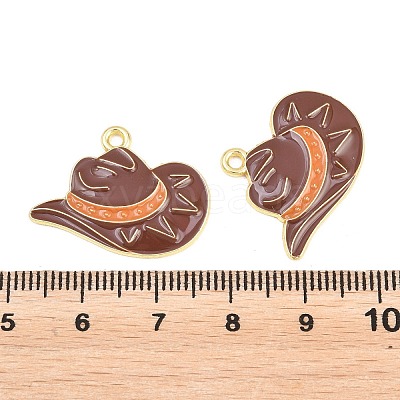 West Cowboy Theme Alloy Enamel Pendants ENAM-L056-01F-01-1