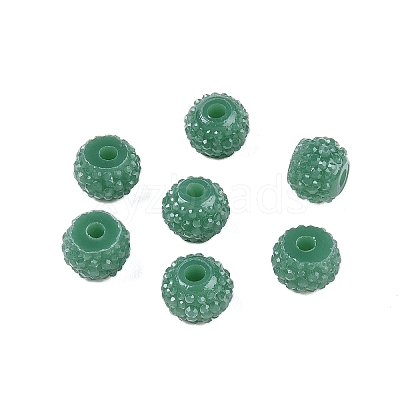 Opaque Acrylic Resin Beads LS-RESI-ZX017-6mm-02H-1