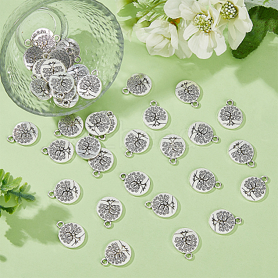 Tibetan Style Alloy Pendants FIND-DC0006-12B-1