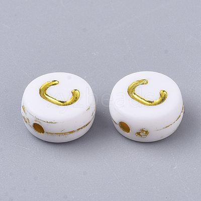 Plating Acrylic Beads PACR-R242-01C-1