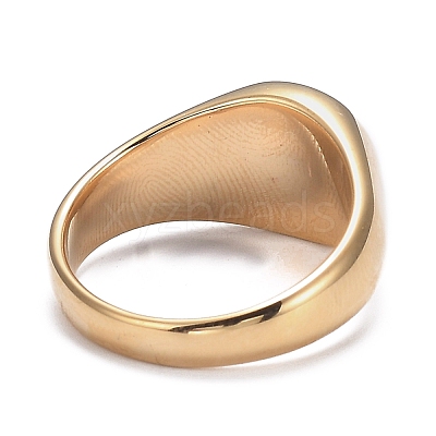 Ion Plating(IP) 304 Stainless Steel Finger Rings STAS-H101-01G-8-1
