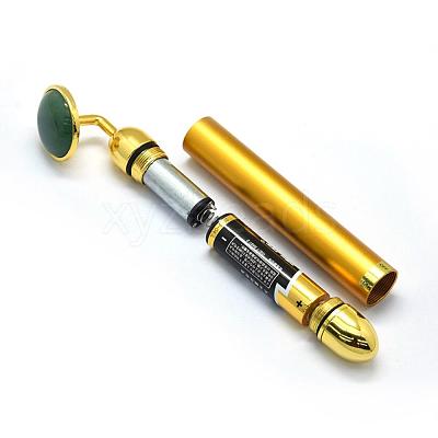 Natural Green Aventurine Electric Massage Sticks G-E515-13M-1