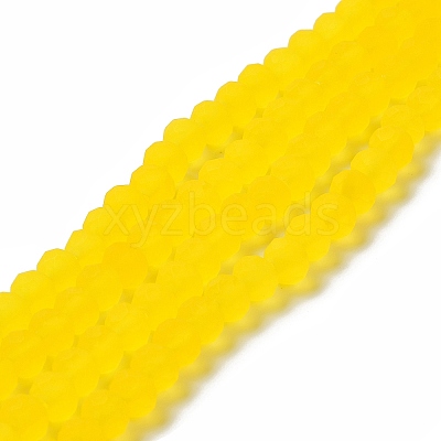 Transparent Glass Beads Strands EGLA-A034-T2mm-MD17-1