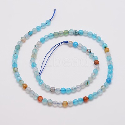Natural Agate Bead Strands G-G882-4mm-C02-1-1