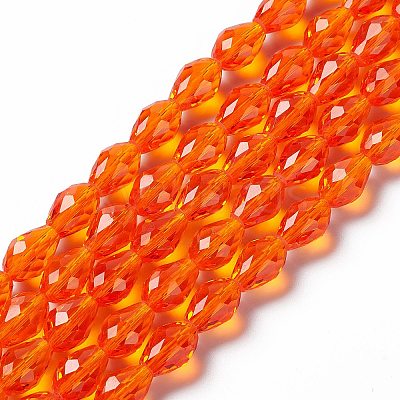 Glass Beads Strands X-GLAA-R024-11x8mm-18-1