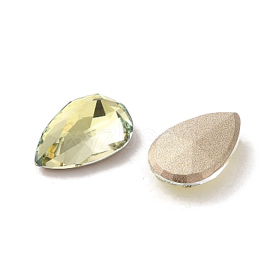 Glass Rhinestone Cabochons RGLA-P037-11B-D337-1