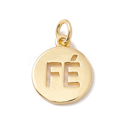 Brass Charms X-KK-G415-02G-1
