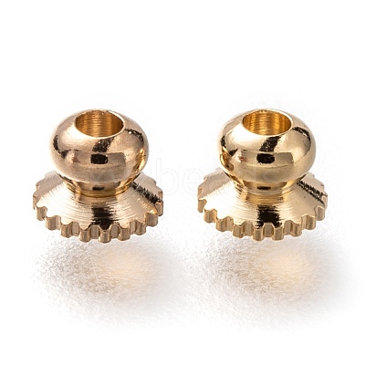 Brass Beads Caps KK-H759-38A-G-1