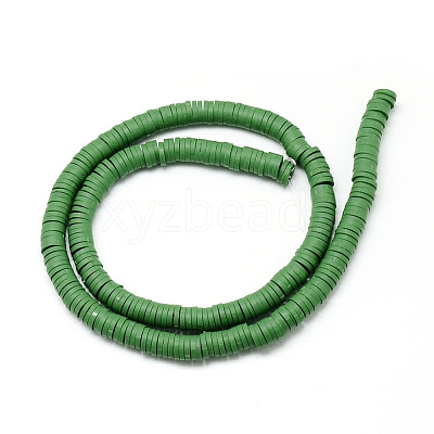 Handmade Polymer Clay Bead Strands CLAY-T002-4mm-07-1