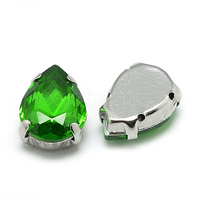 Sew on Rhinestone RGLA-T035-13x18mm-20-1