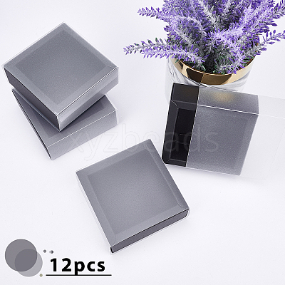 Foldable Creative Kraft Paper Box CON-WH0073-93-1