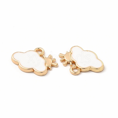 Alloy Enamel Charms X-FIND-A025-18G-03-1