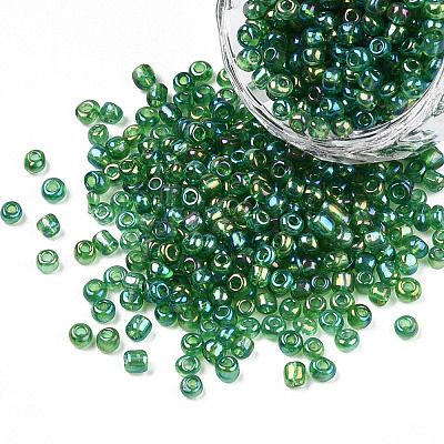 Round Glass Seed Beads SEED-A007-3mm-167-1