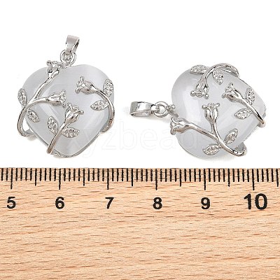 Valentine Idea for Her Gifts Cat Eye Pendants X-CE-H006-05-1