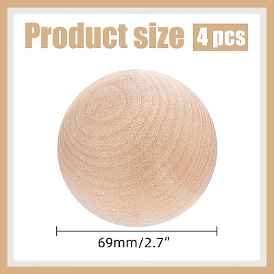 Wood Beads WOOD-WH0063-06A-1