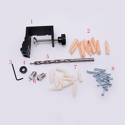 Aluminum Alloy Pocket Hole Jig Kits TOOL-WH0122-43-1
