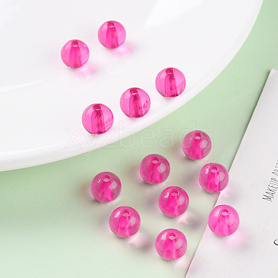 Transparent Acrylic Beads X-MACR-S370-A10mm-706-1