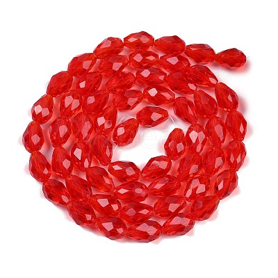 Transparent Glass Beads Strands LS-EGLA-N013-T6mm-D12-1