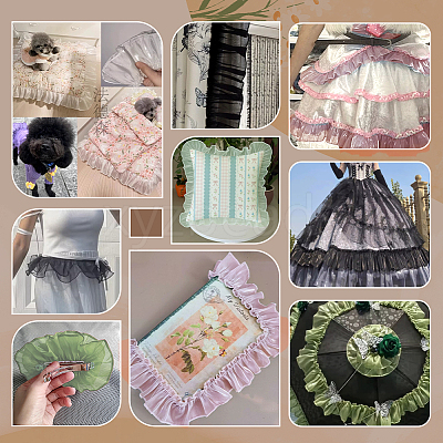 Polyester Lace Ribbon SRIB-NB0001-22C-1