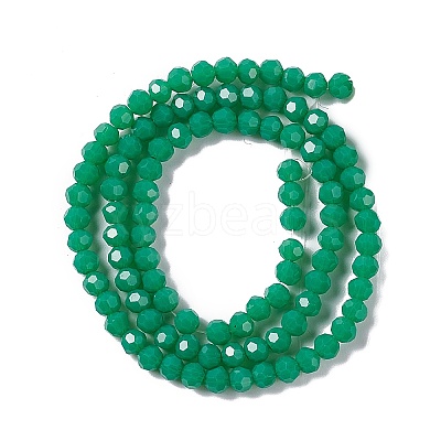 Faceted(32 Facets) Glass Beads Strands EGLA-J042-36A-05-1