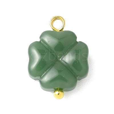 3Pcs 3 Colors Spray Painted Glass Pendants PALLOY-JF03522-02-1