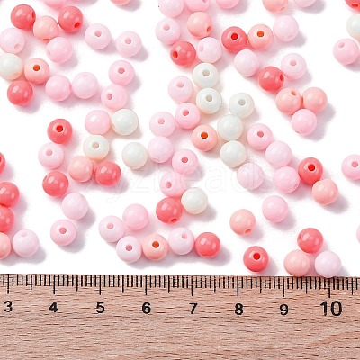 Opaque Acrylic Beads SACR-Q004-01G-1