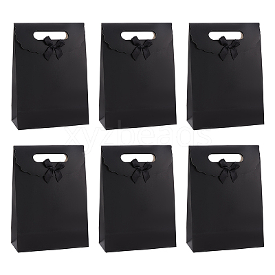 Rectangle Paper Gift Bags CARB-WH0017-14B-05-1