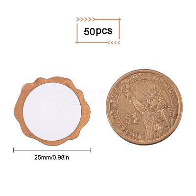 50Pcs Adhesive Wax Stamp Stickers DIY-CP0005-82J-1