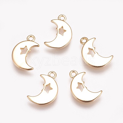 Brass Charms X-KK-T020-101G-1