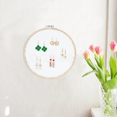 Lace Disc Earring Organizer Holder DIY-WH0399-64B-1