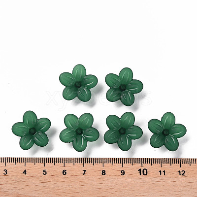 Frosted Acrylic Bead Caps MACR-S371-08A-735-1