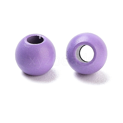 Spray Painted 202 Stainless Steel Beads STAS-G340-01C-1