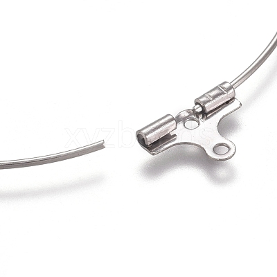 Tarnish Resistant 304 Stainless Steel Wire Pendants STAS-M274-020B-1