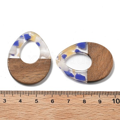 Resin and Walnut Pendants FIND-R051-10C-1