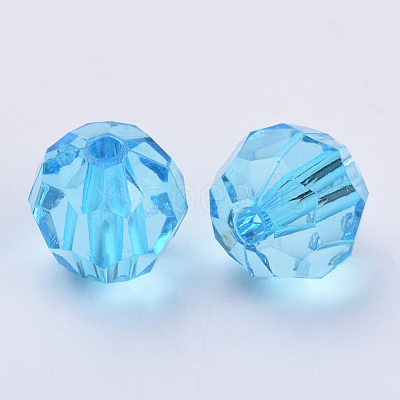 Transparent Acrylic Beads TACR-Q257-14mm-V40-1