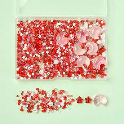 Mixed Styles Glass Beads Strands EGLA-FS0002-63B-1